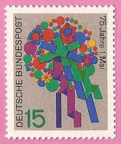1965 GERMANY BOUQUET OF FLOWERS