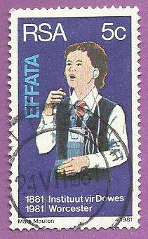 1981 SOUTH AFRICA DEAF GIRL