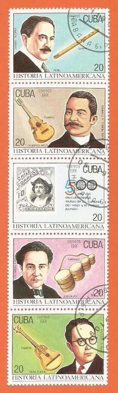 1991 CUBA MUSICIANS AND INSTRUMENTS