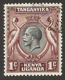 1935 KENYA UGANDA TANZANIA KAVIRONDO CRANES