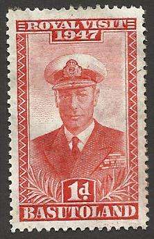1947 BASUTOLAND KING GEORGE VI