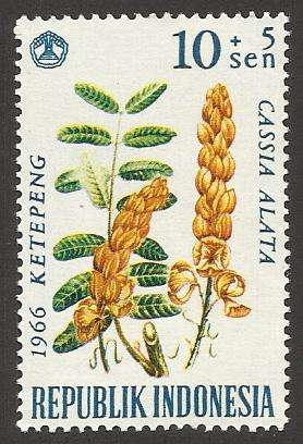1966 INDONESIA FLOWER
