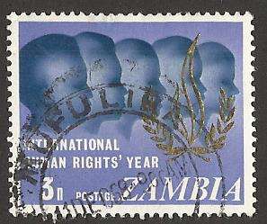 1968 ZAMBIA CHILDREN AND HUMAN RIGHTS FLAME