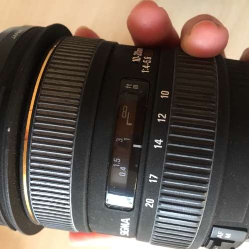 Sigma 10-20mm f/3.5 EX DC HSM Lens (Canon EF)