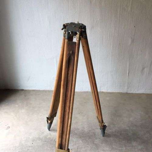 Vintage Surveyors Tripod with Brass Detail [Cooke, Troughton and Simms]