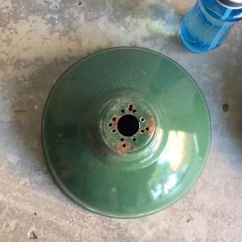 Vintage Green Enamel Lights [for all three]