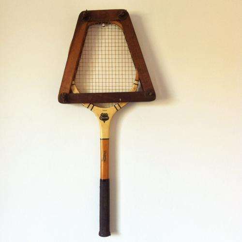 Vintage Tennis Racket with Frame