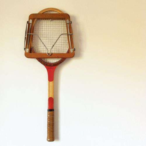 Vintage Tennis Racket with Frame