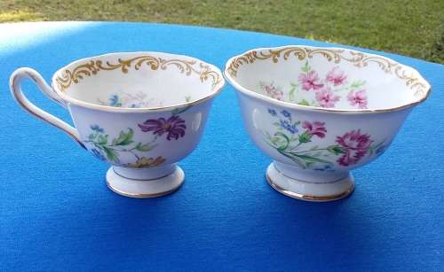Royal Albert `Nosegay` cup and sugar bowl in good condition