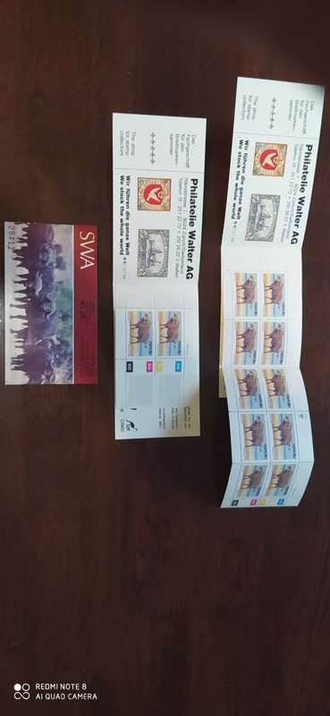 3 SWA Stamp booklets
