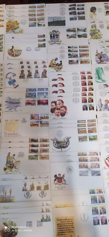 171 Venda and Transkei Covers. Please read description