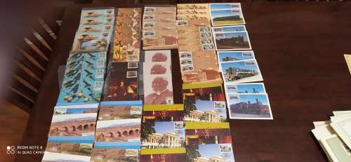 31 postcard sets and 11 singles. Please read description