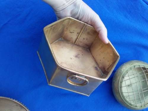 3 Brass Bowls, one inscribed India 239 underneath. Please see photos and description