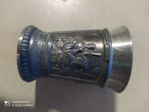 Set of 6 Wmr Sinn Pewter shot glasses