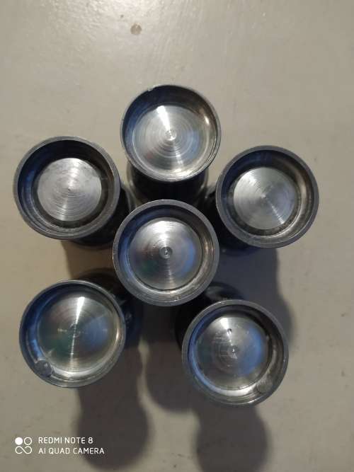 Set of 6 Wmr Sinn Pewter shot glasses