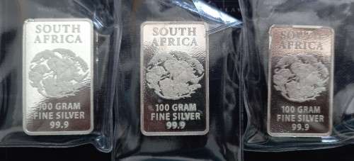 *Great Bargain* 100 gram FINE SILVER bullion bar #Big Five