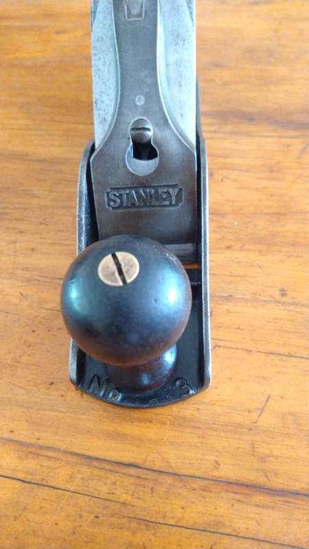 Stanley No.3 plane (Bailey 1910 pat.) very good condition