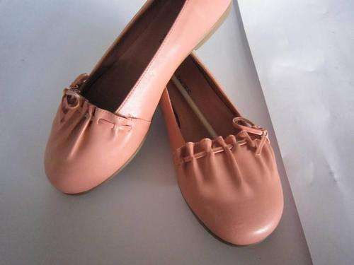 *Special Clearance* Nautical Ballet Pump Ruffle Pink #7 Only