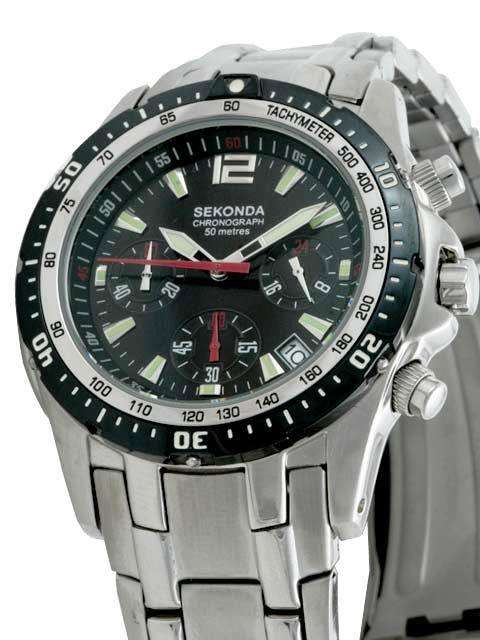 SEKONDA OF LONDON GENTS CHRONOMETER WATCH