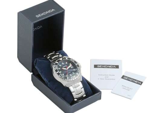 SEKONDA OF LONDON GENTS CHRONOMETER WATCH