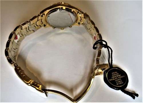 KRUG-BAUMEN UTOPIA DIAMOND M GENTS WHITE DIAL GOLD WATCH