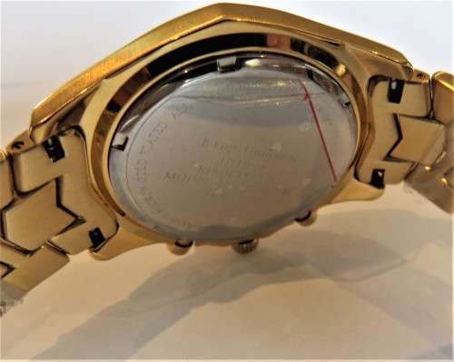 KRUG-BAUMEN UTOPIA DIAMOND M GENTS WHITE DIAL GOLD WATCH