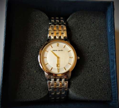 PIERRE CARDIN SLIM LADIES TWO TONE WATCH