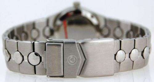 GEORGE LADIES STAINLESS STEEL WATCH WITH ONE DIAMOND