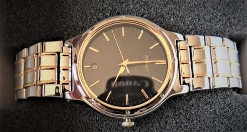 SEIKO SUPER SLIM LADIES TWO TONE WATCH
