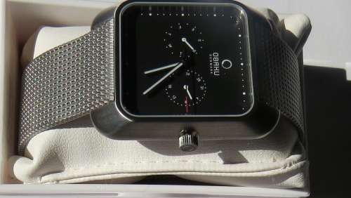 OBAKU OF DENMARK HARMONY GENTS STAINLESS STEEL WATCH