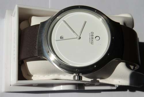 OBAKU OF DENMARK HARMONY GENTS STAINLESS STEEL WATCH