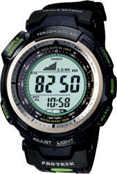 NEW CASIO PROTREK AR SERIES 3 SENSOR PRG-110AB-2V