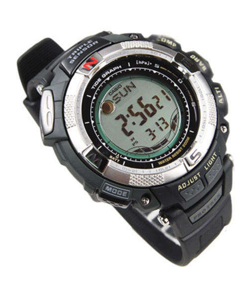 New Casio Pro Tek Tough Solar Black PRG-130-1VDR Watch