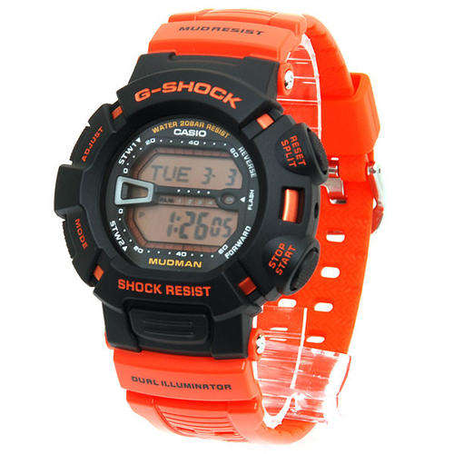 CASIO G-SHOCK MUDMAN G-9000R-4DR, Men in Orange Rescue