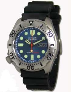 CITIZEN PROMASTER AUTOMATIC DIVERS TITANIUM WATCH NY0054-04L