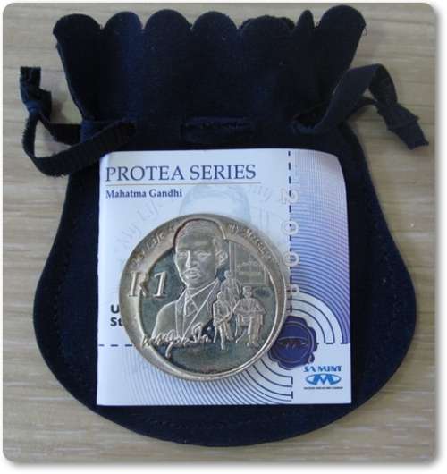 ** 2008 SR1 GANDHI UNCIRCULATED ** ORIGINAL AS ISSUED IN BLUE BAG !! STARTING @ R1