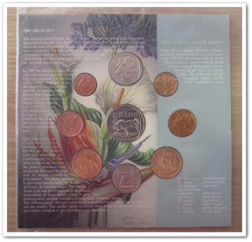 ** 1997 ARUM LILY CIRCULATION SET ** !! STARTING @ R1