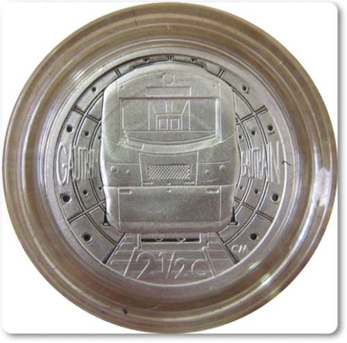 2012 - 2 1/2 CENT FLYPRESS PROOF "GAUTRAIN OF SA" R1 START!
