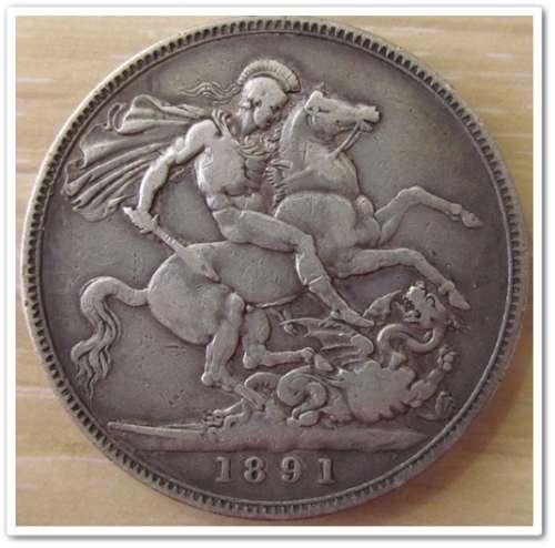 ** 1891 ** GREAT BRITAIN CROWN  - STARTING @ R1