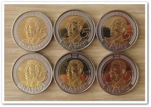 ** 2008 ** R5 - 90TH BIRTHDAY !! (X6) BID PER COIN !! AU !! STARTING @ R1