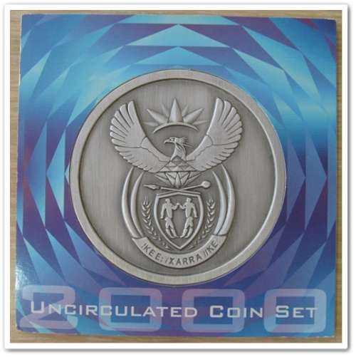 ** 2000 ** UNCIRCULATED COIN SET "SPRINGBUCK" NEW COAT OF ARMS !! STARTING @ R1