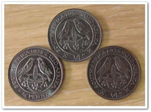** 1935 , 1932 , 1928 ** 1/4 PENNY (X3) ONE OF EACH YEAR "ONE LOT" !! STARTING @ R1