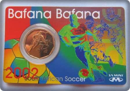 2002 50 CENT BAFANA BAFANA !! ORIGINAL CARD !! STARTING @ R1