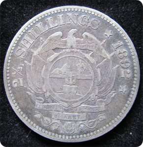 * KEY DATE * 1892 2.5SHILLING !! STARTING @ R1