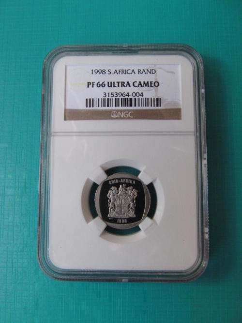 1998 RAND PF66 ULT CAM NGC !! ONLY 2 GRADED IN TOTAL !! STARTING @ R1