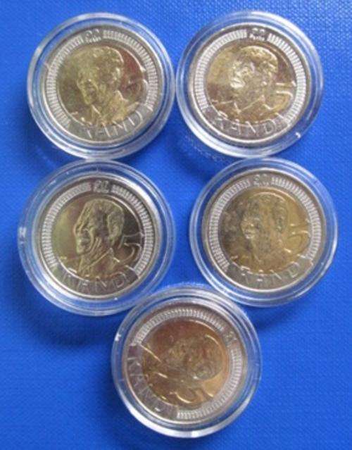 2008 MANDELA 90TH BIRTHDAY R5 !! IN PROTECTIVE CAPSULE !! R1 START
