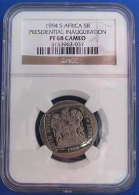** SECOND FINEST ** 1994 R5 PRESIDENTIAL INAUGURATION PF68 CAMEO !! R1 START