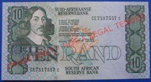 ** UNC ** C.L STALS TEN RAND NOTE !! FIRST ISSUE !! STARTING @ R1