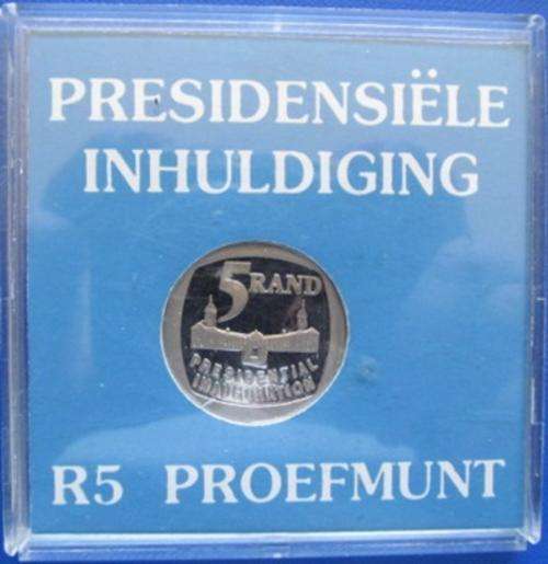 ** HIGHLY SOUGHT AFTER ** 1994 R5 PROOF INAUGURATION - NO STEPS !! STARTING @ R1