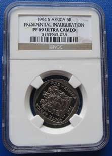 ** SECOND FINEST ** 1994 R5 PRESIDENTIAL INAUGURATION PF69 ULT CAMEO !! R1 START